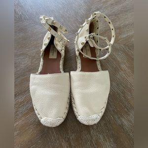 Valentino Rockstud Accents Leather Espadrilles 7